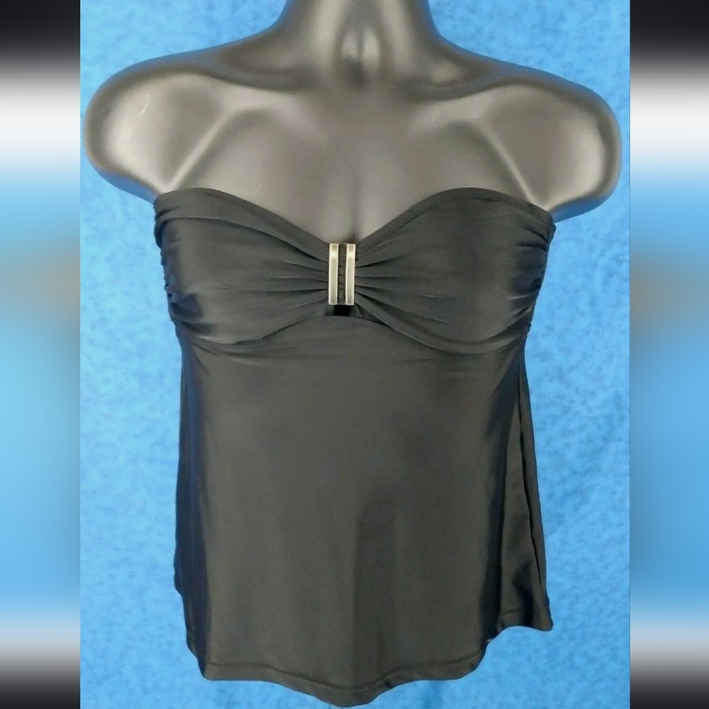 Converse One Star Black Tankini with Removable Halter Strap